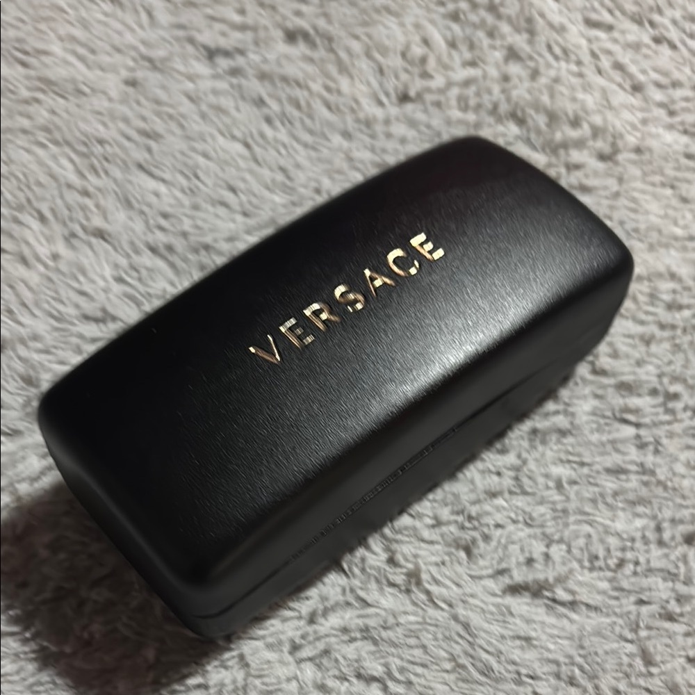 Versace Black Case with Gold Logo